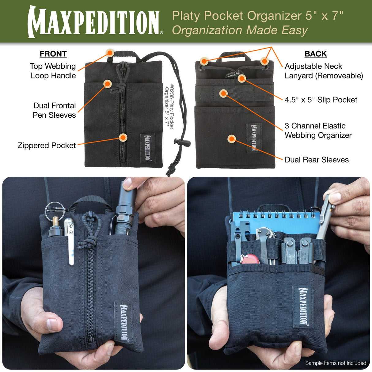 Platy Pocket Organizer 5×7