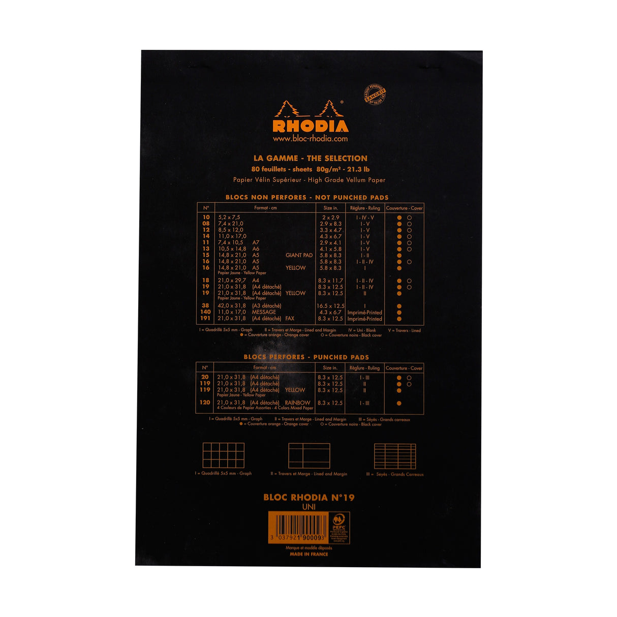 Bloc N°19 - Anteckningsblock