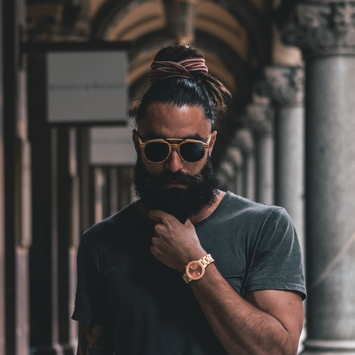 Cliff Zebrawood Sunglasses