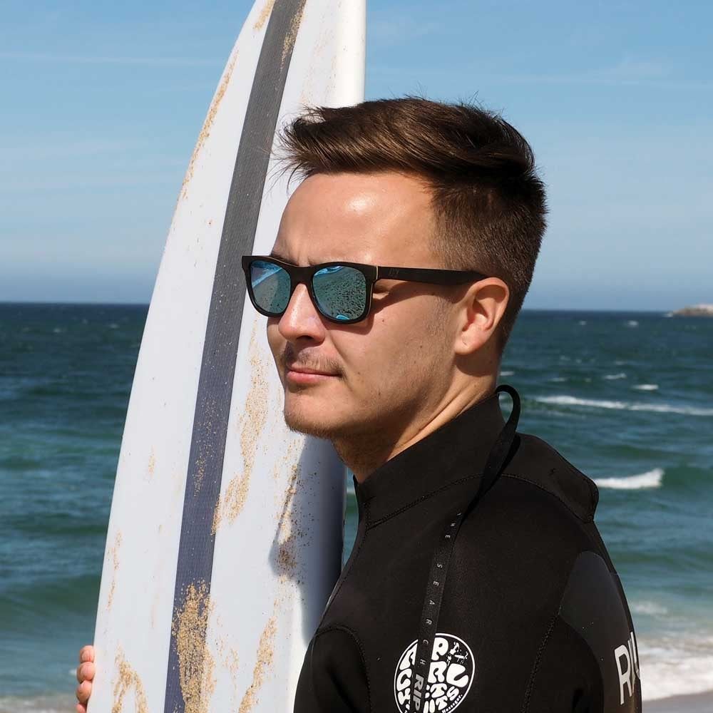 Blues Ebony (Blue) Sunglasses