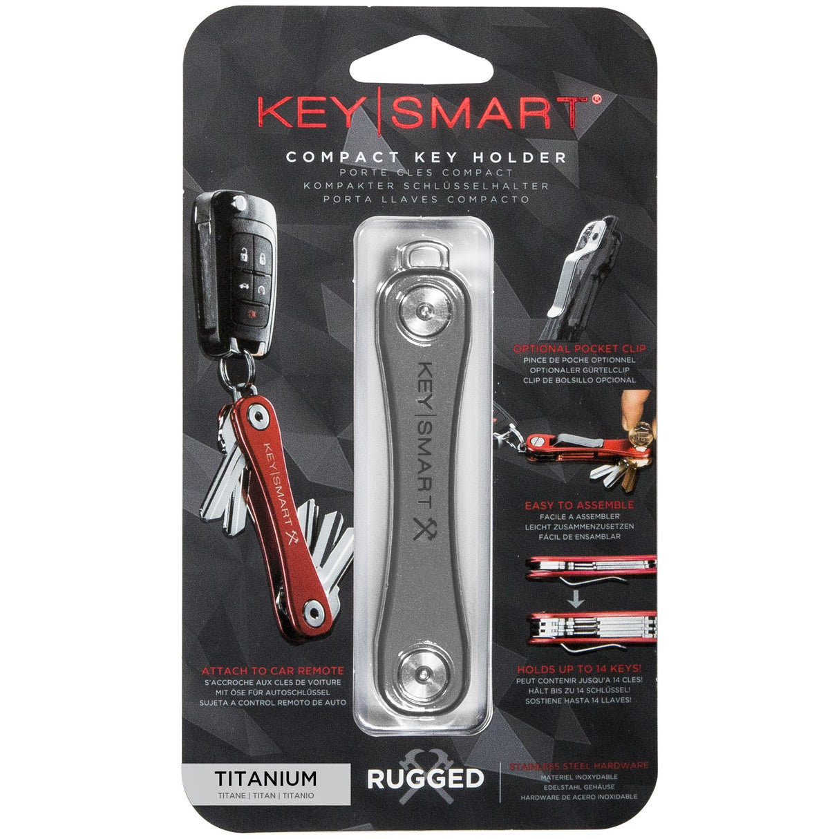 KeySmart Rugged Titanium