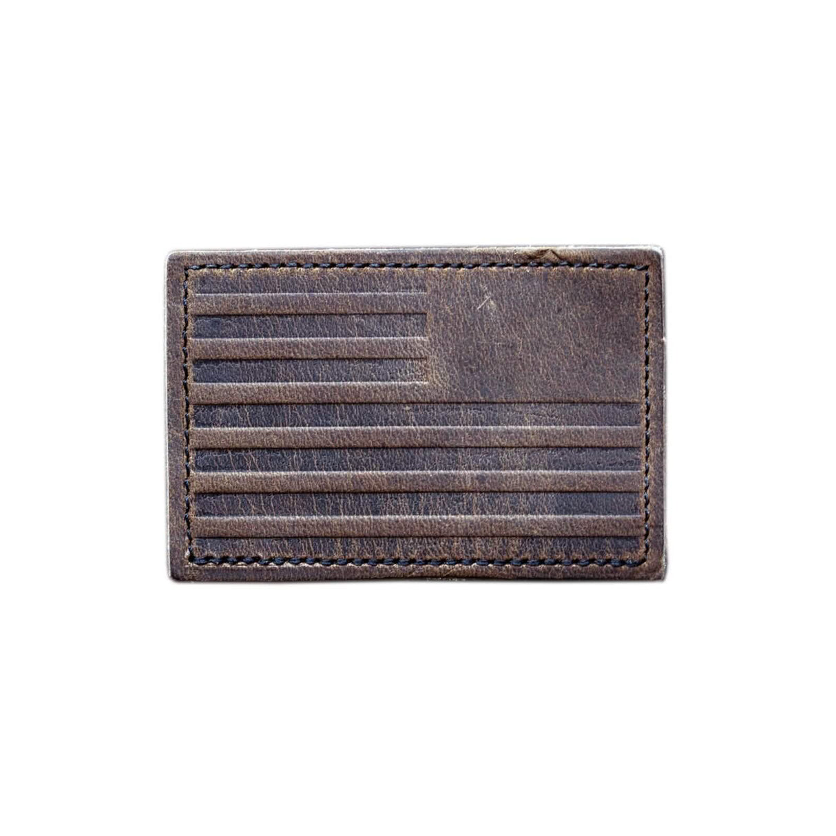 Reverse Flag Patch Leather