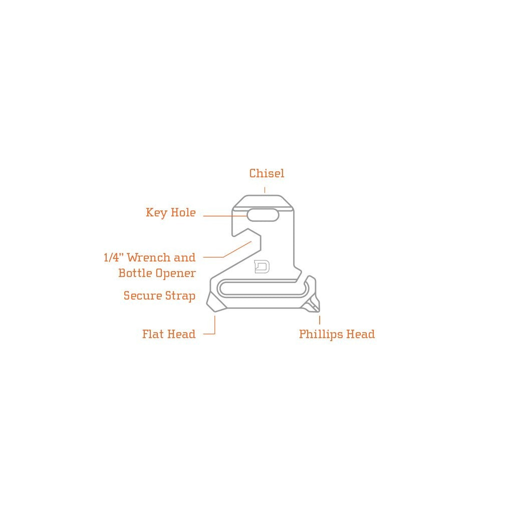 MT01 Clasp Multi-Tool - Monitoimityökalu