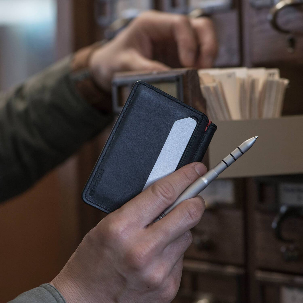 D01 Dapper Pen Leather - Lompakko