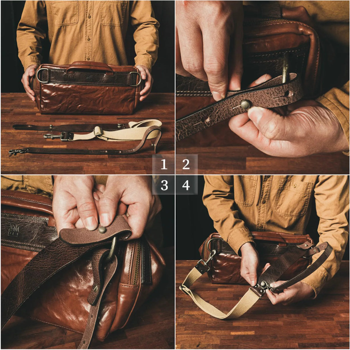 Mini Rider Leather 3.5 L Sling Bag