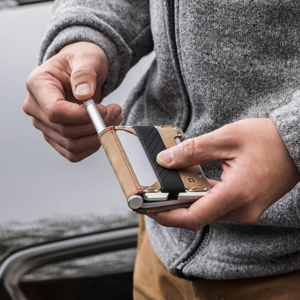 D01 Dapper Pen Leather - Lompakko