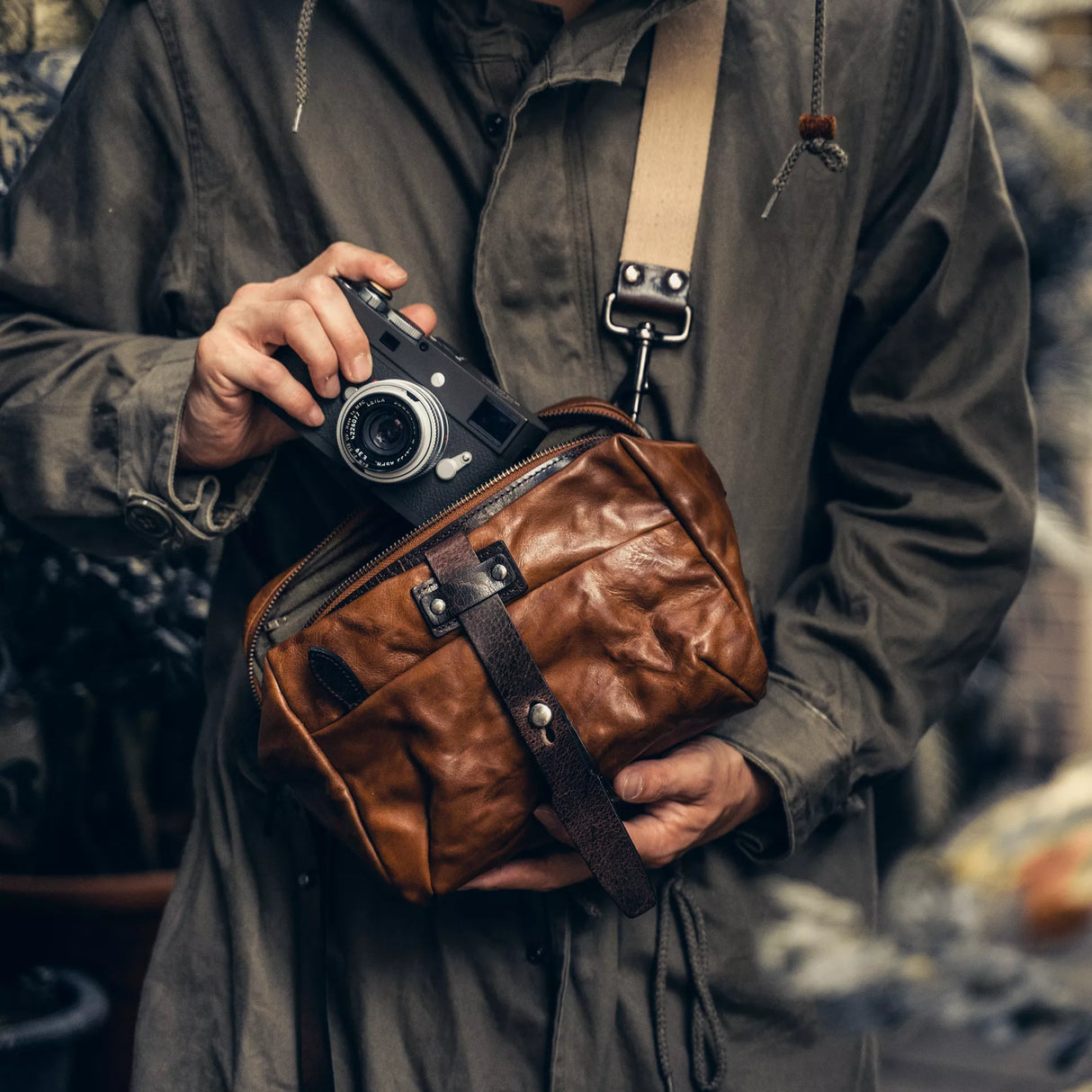 Mini Rider Leather 3.5 L Sling Bag