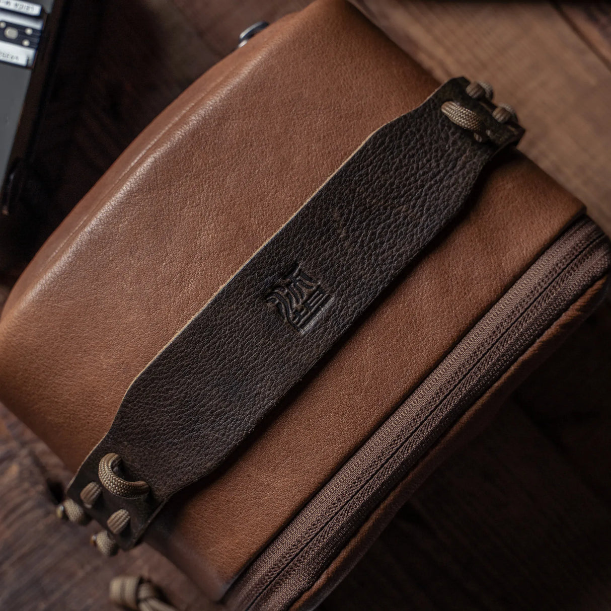 Full Leather Portable Camera Pouch