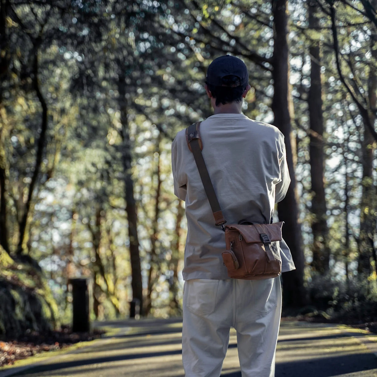 Pilot Leather Travel Camera Bag 3.5 L