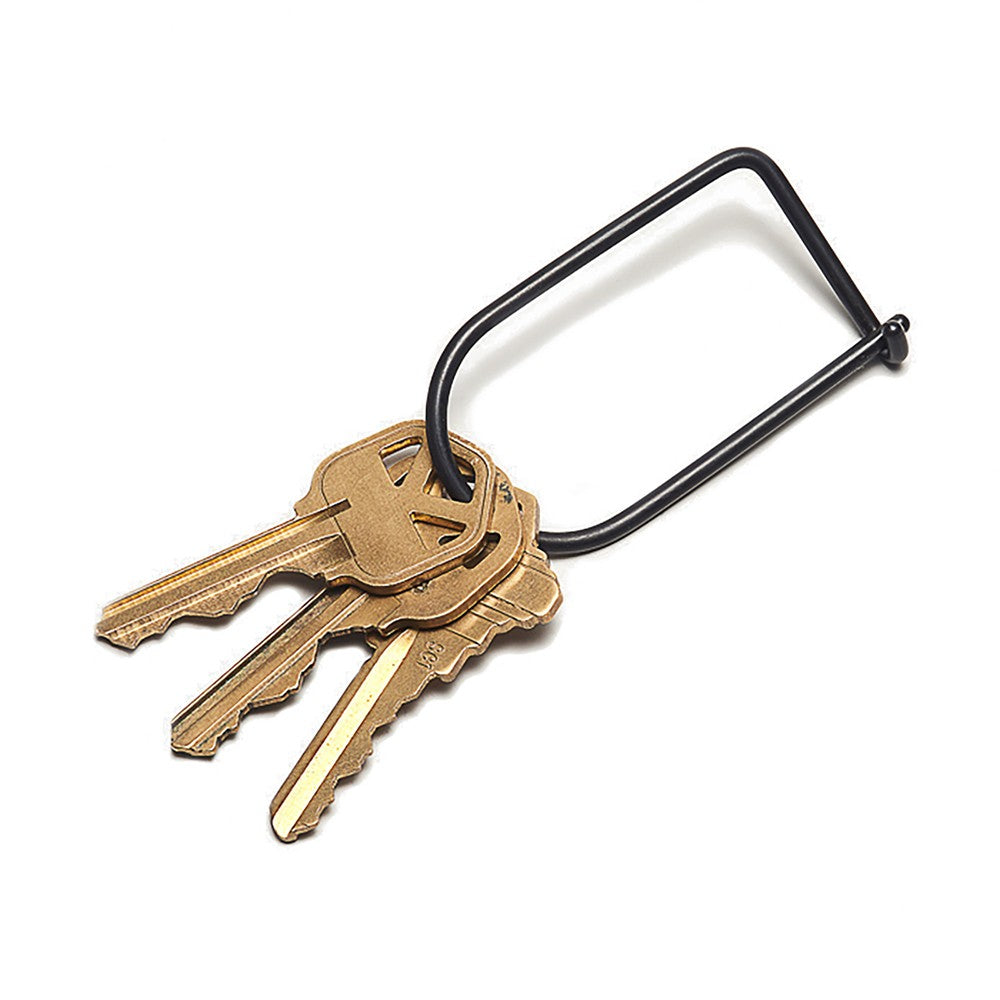 Wilson Carbon Black Keyring