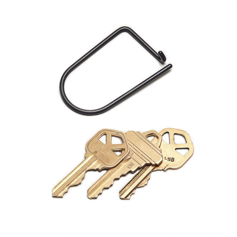 Wilson Carbon Black Keyring