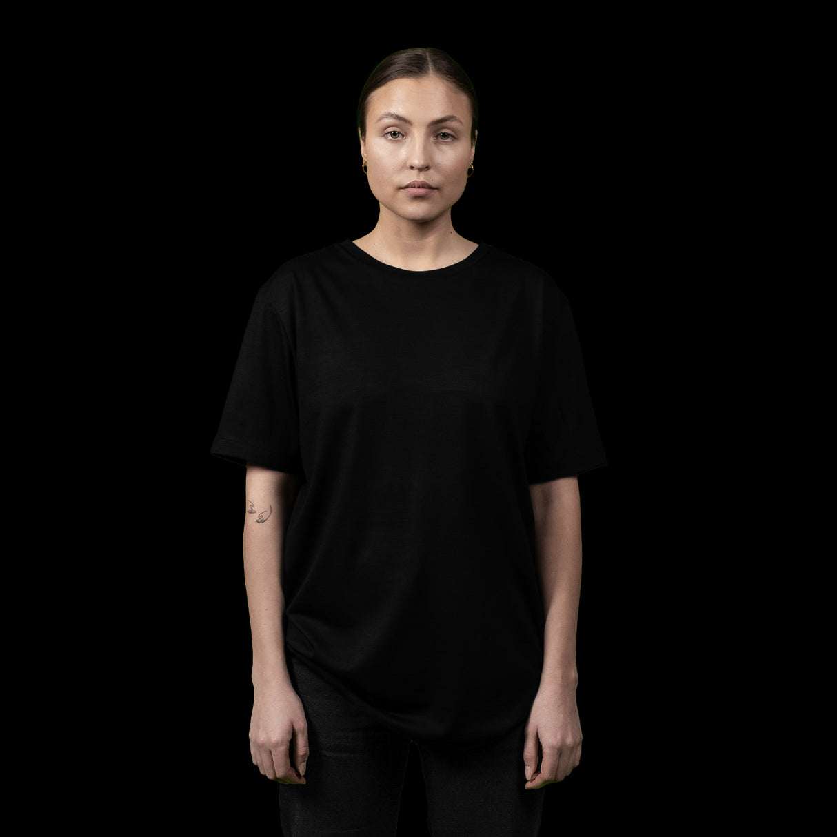 Ultrafine Merino T-Shirt - Black