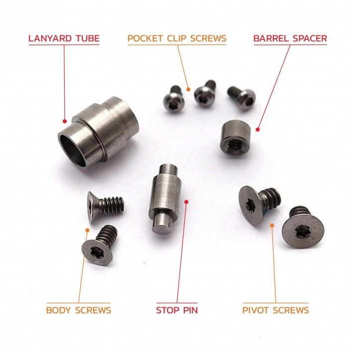 Titanium Hardware Kit - Titaaniosat