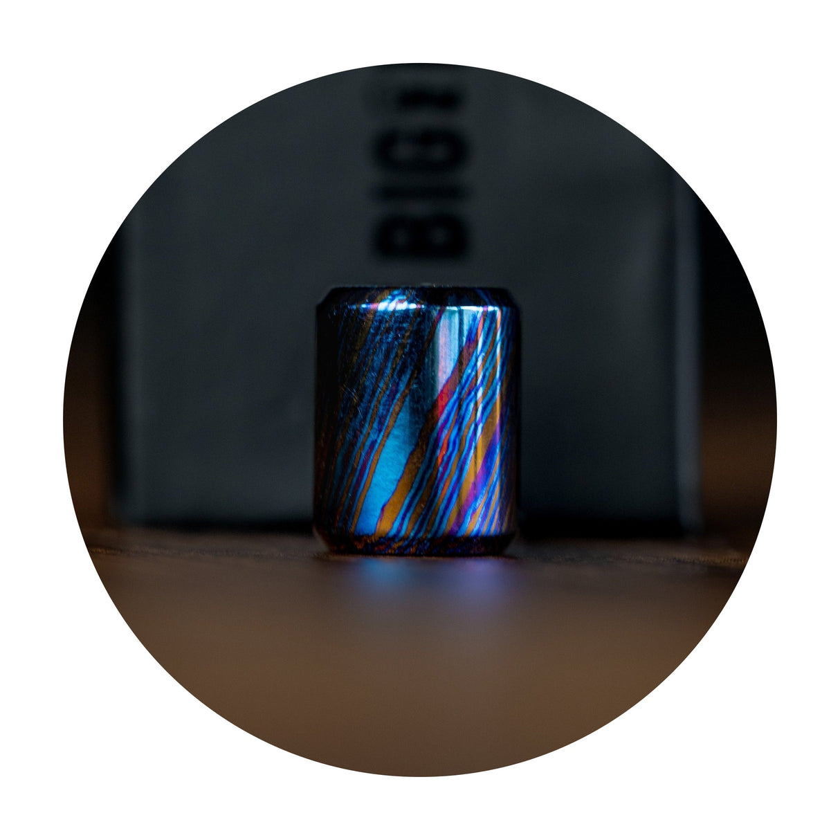 Titanium Damascus Bead