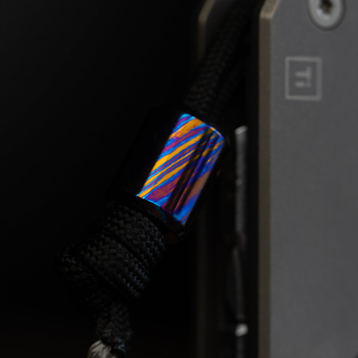 Titanium Damascus Bead