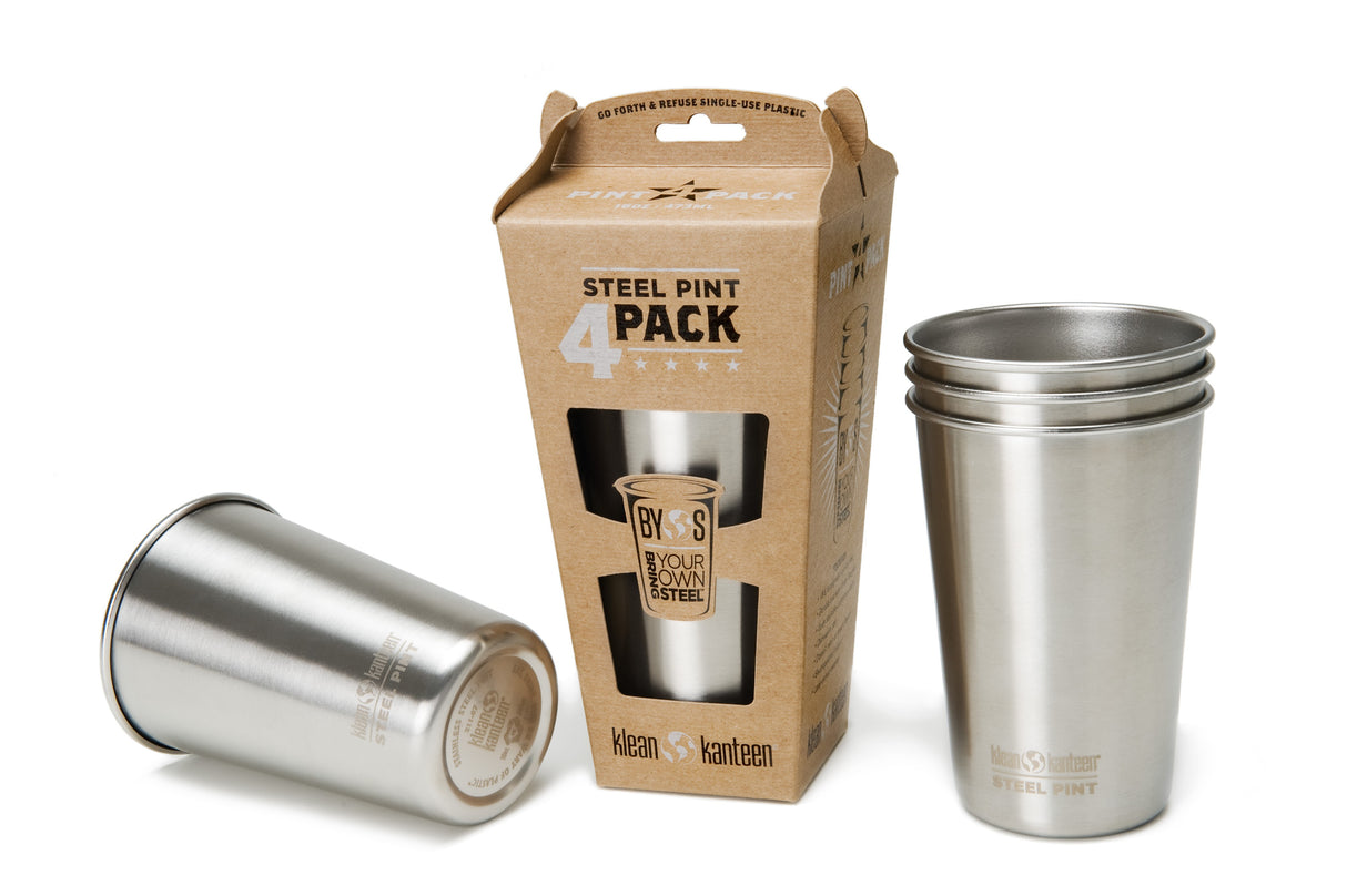 Steel Pint 473 ml 4-Pack