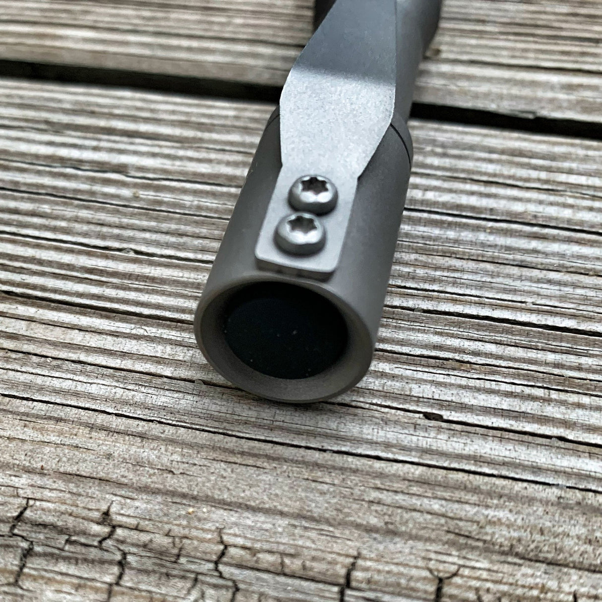 Micro Click Titanium Flashlight