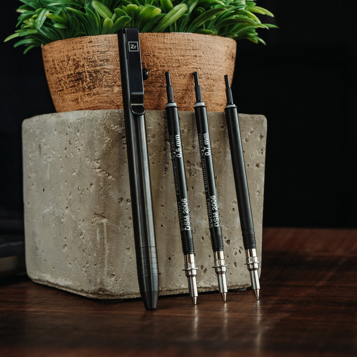 Bolt Action Titanium Pencil