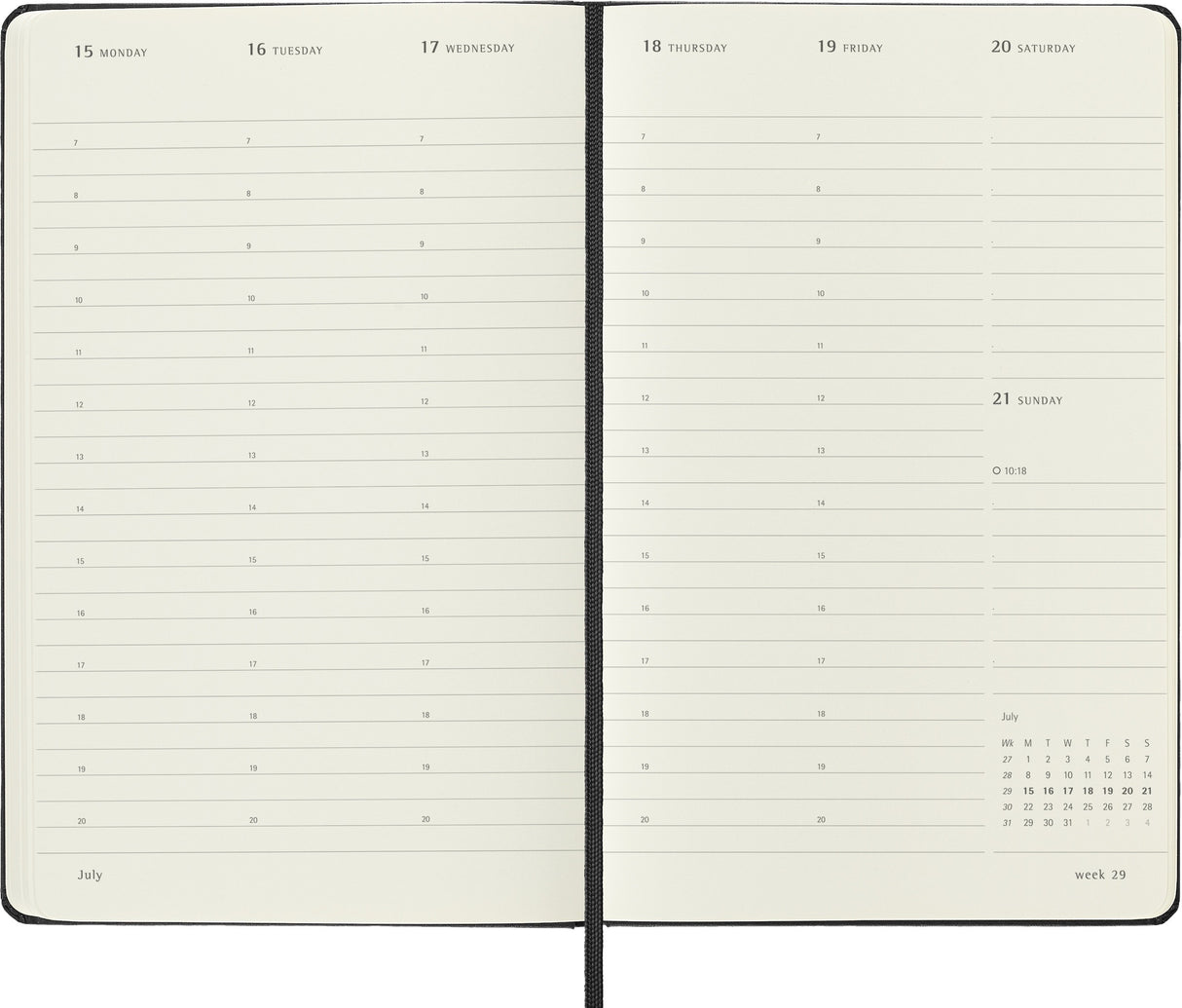 PRO Weekly Vertical Planner Large 2024 Calendar