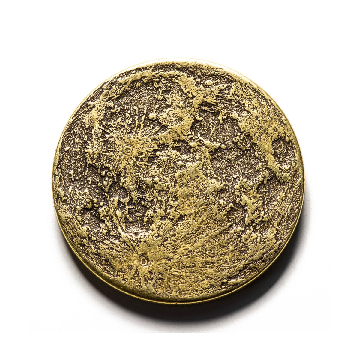 The Sun and Moon Worry Coin Brass