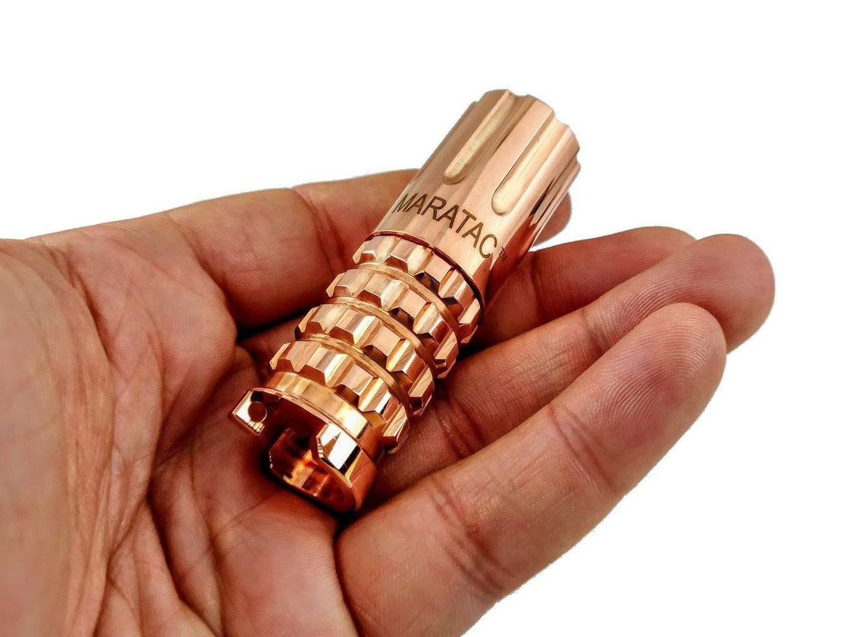 Copper CR123 Flashlight (Rev 3)
