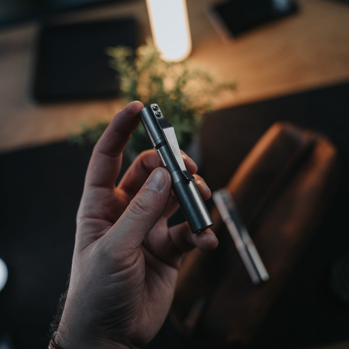 Micro Click Titanium Flashlight