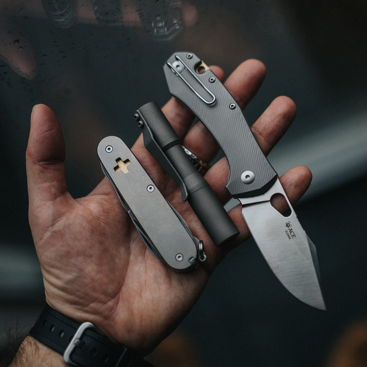 Micro Click Titanium Flashlight