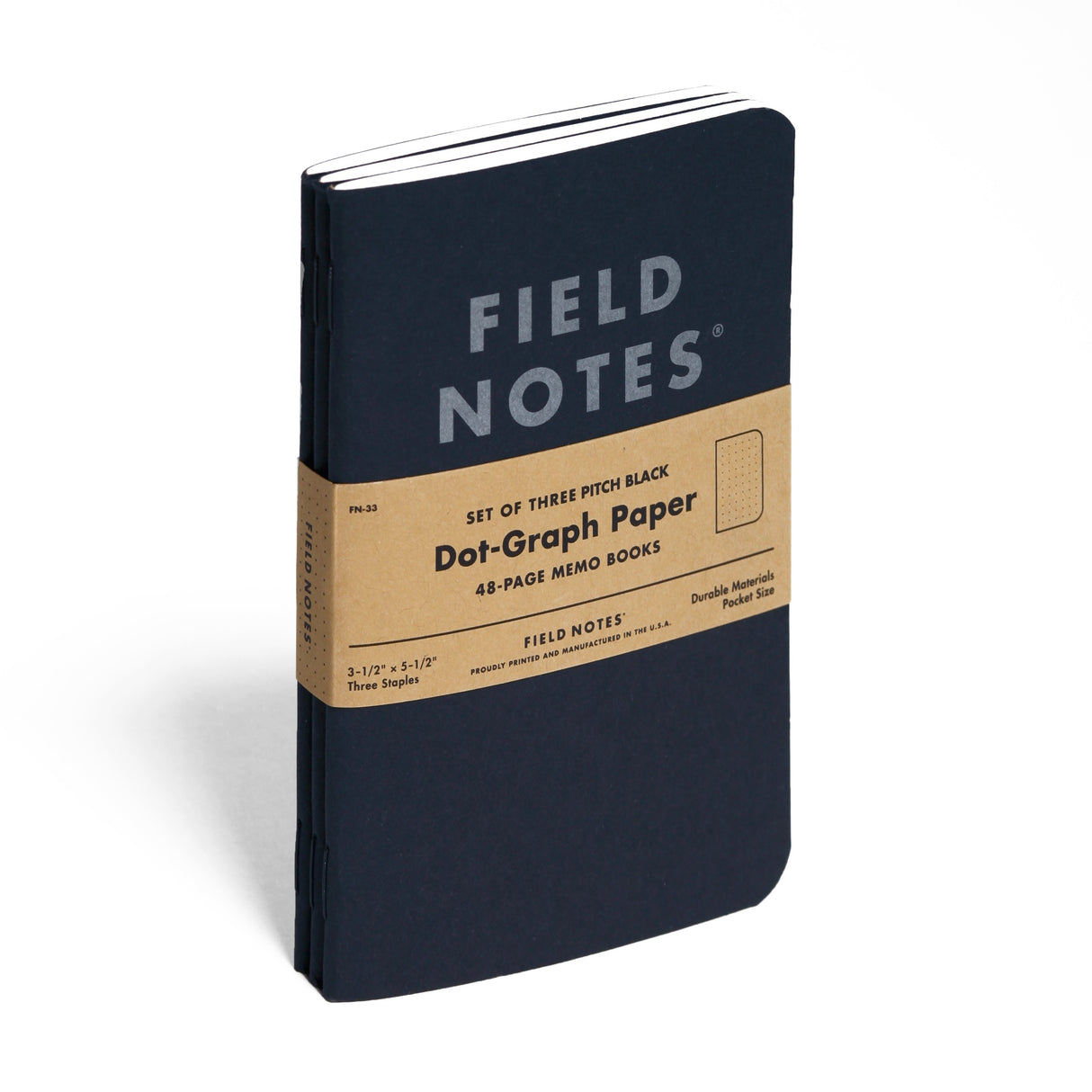 Pitch Black 3-Pack Notizblock