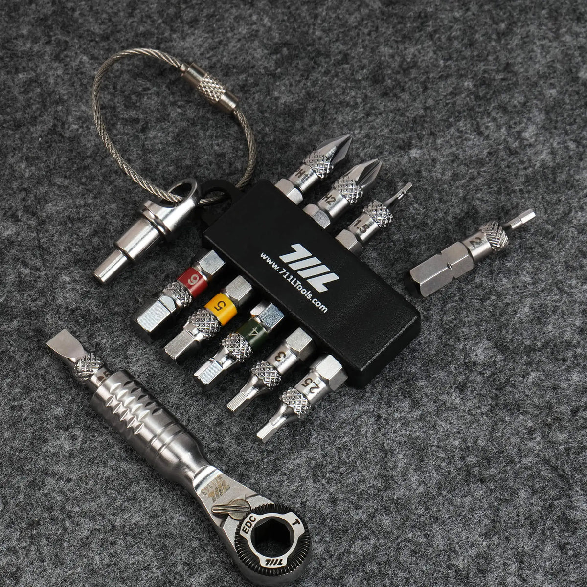 711L KnurlGrip Hex Bit Set
