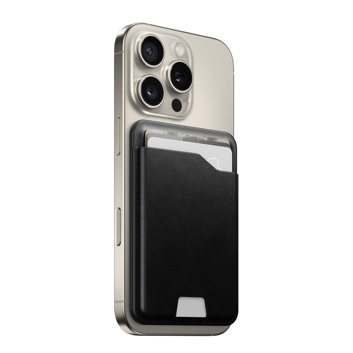 Leather Mag Wallet + Find My Tracking