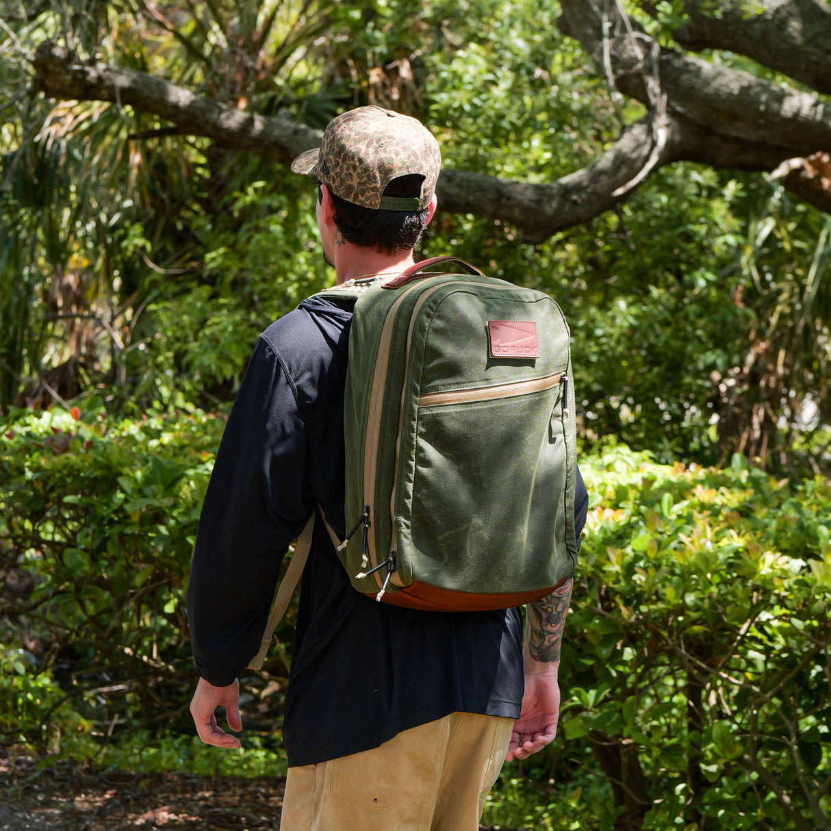 Bullet Ruck 18 L Waxed Canvas Backpack