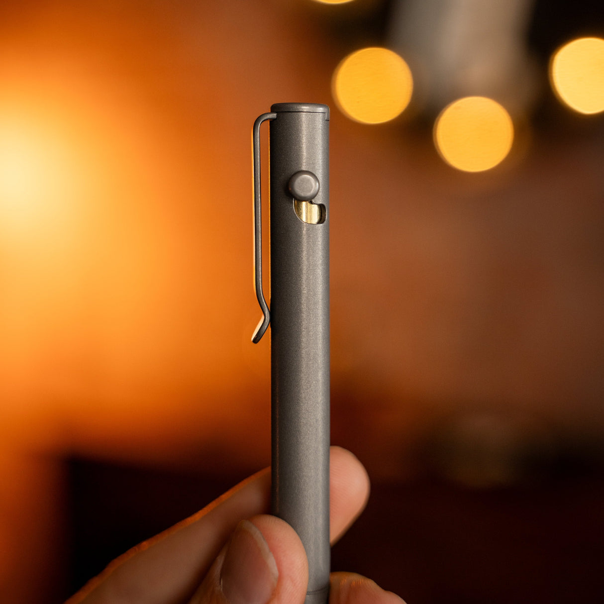 Base Line Bolt Action Titanium Pen