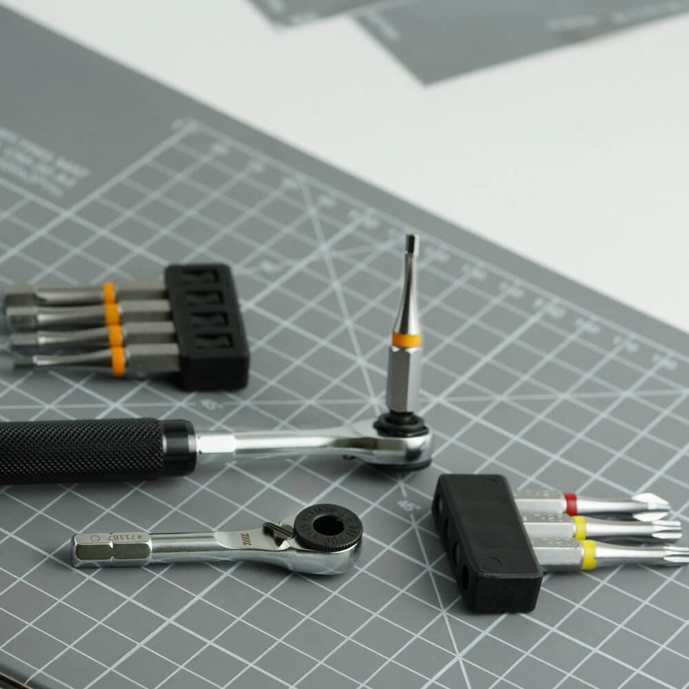 Hex End EDC Ratchet Wrench