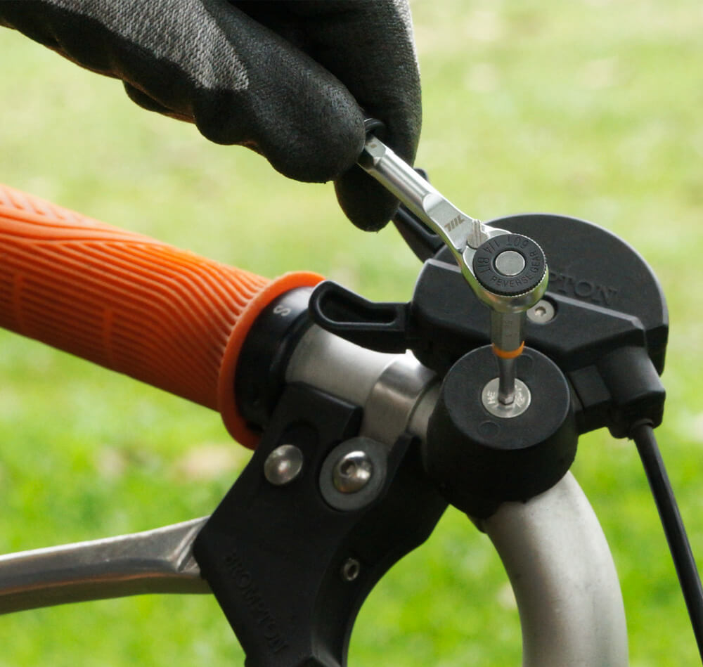 Hex End EDC Ratchet Wrench