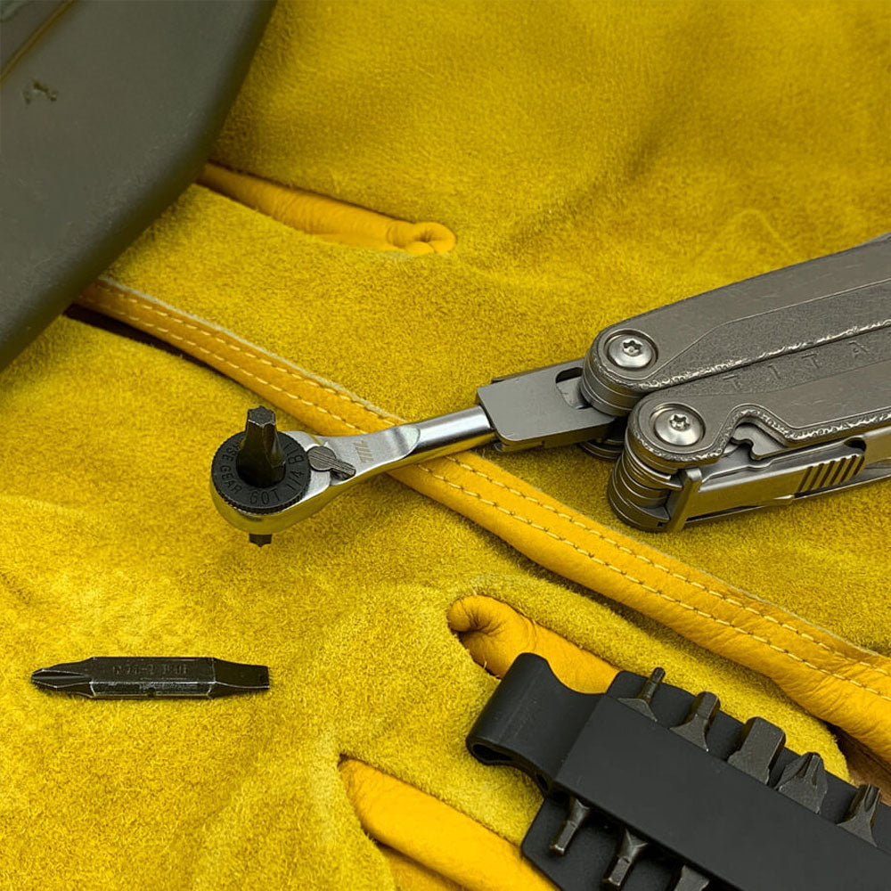 Flat End EDC Ratchet Wrench