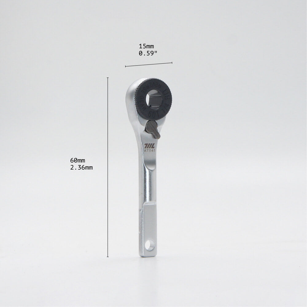 Flat End EDC Ratchet Wrench