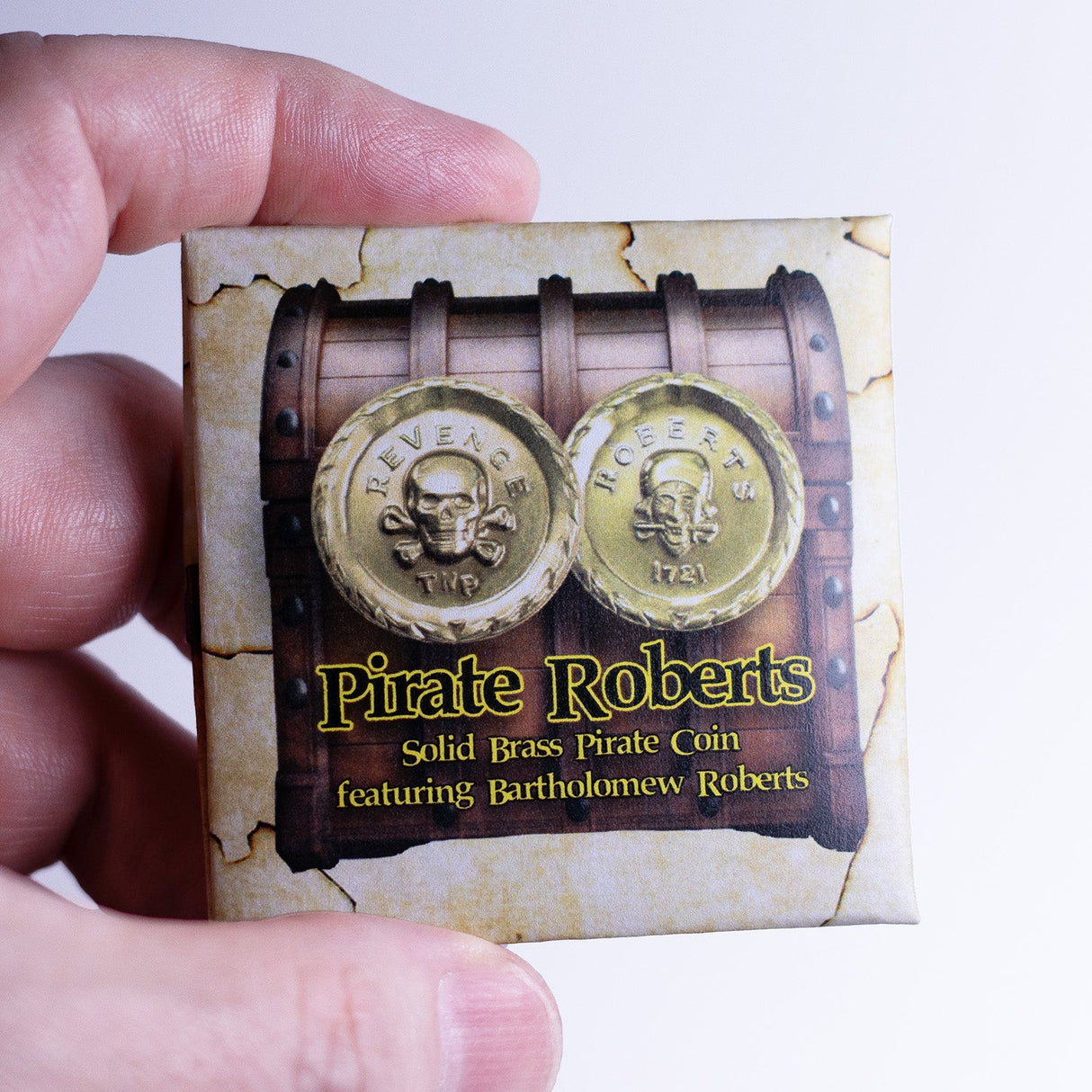 Pirate Roberts Coin Brass