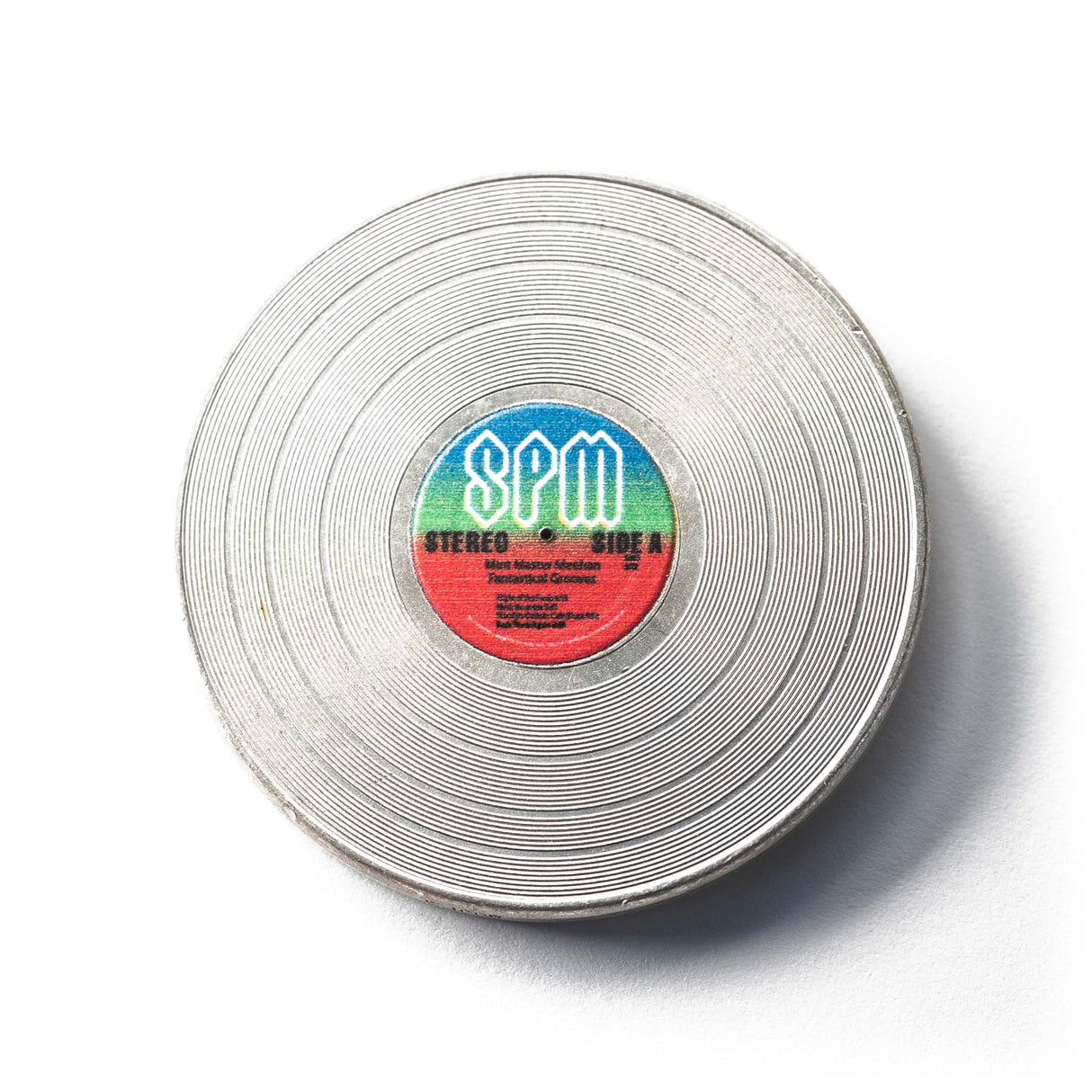 Record Spinner Silver