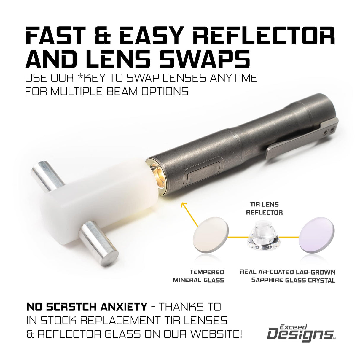 Rampant Mineral Glass Lens