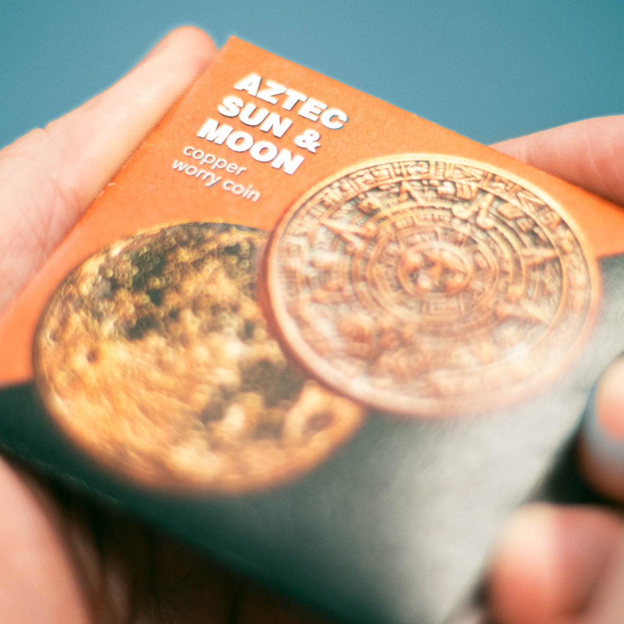 The Sun and Moon Worry Coin Copper