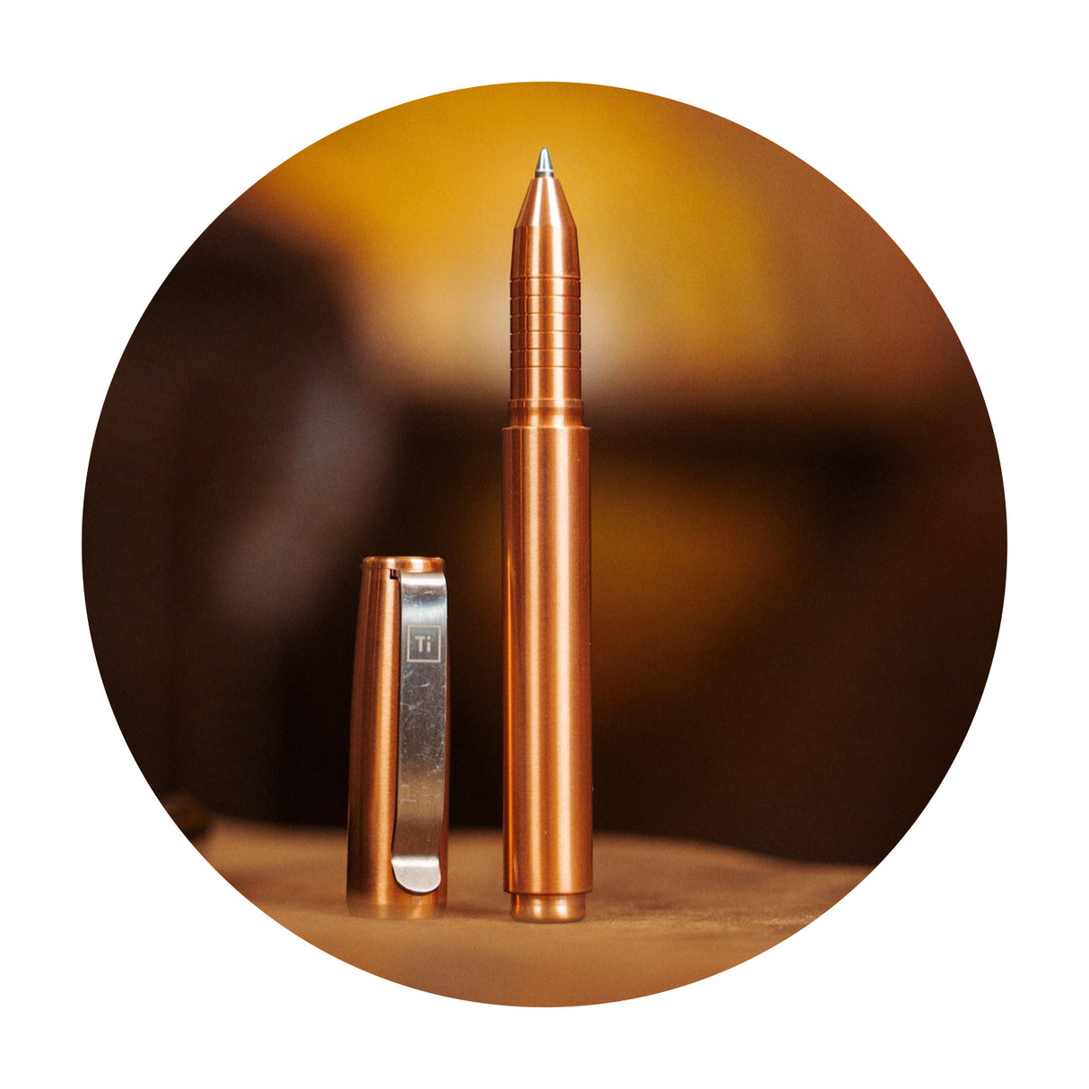 Base Line Capped Copper Pen