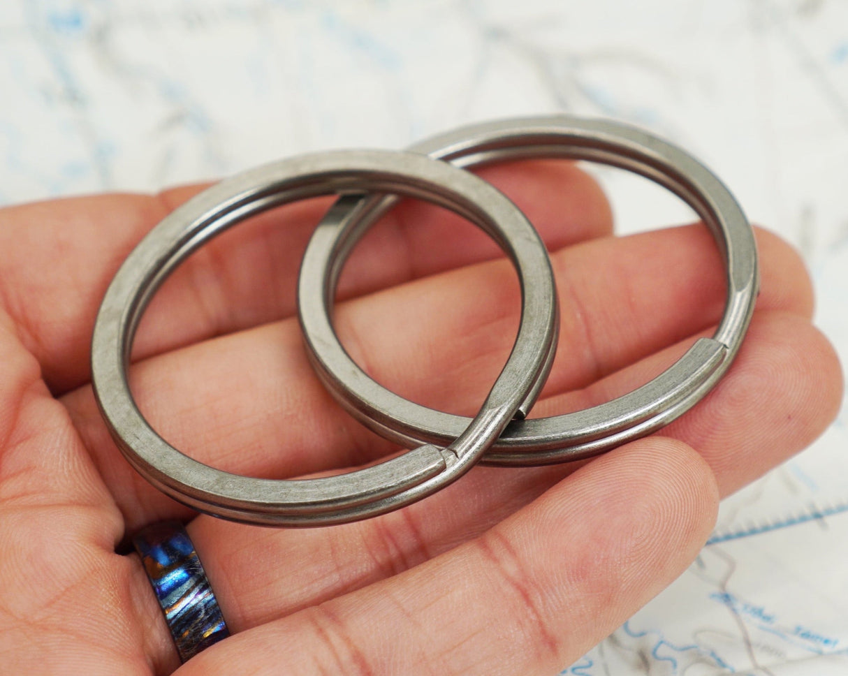 CountyComm 50 mm Ti Split Rings 2-Pack
