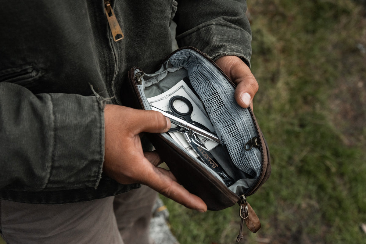 Evergoods Civic Access Pouch 0.5 L Waxed Canvas
