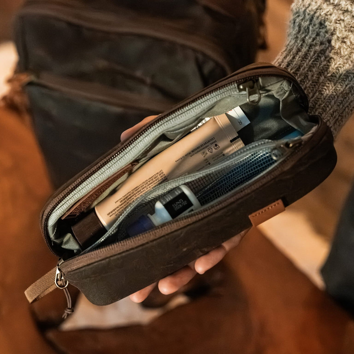 Evergoods Civic Access Pouch 0.5 L Waxed Canvas