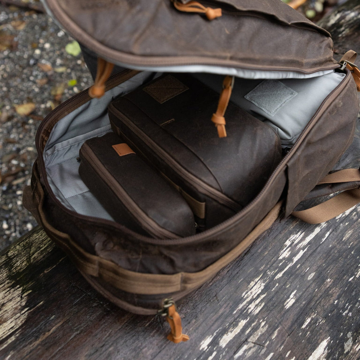 Evergoods Civic Access Pouch 0.5 L Waxed Canvas