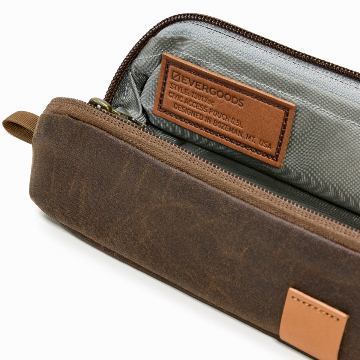 Evergoods Civic Access Pouch 0.5 L Waxed Canvas