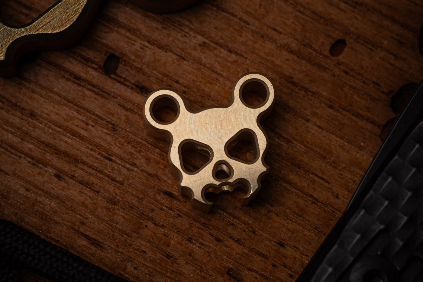 GiantMouse Morbid Mouse Bead Brass