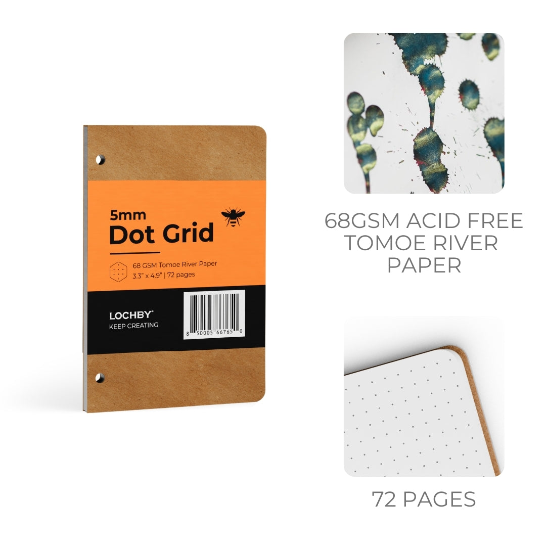 Lochby A7 Binder Refills 4-Pack