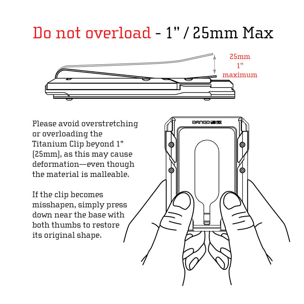 M4 Titanium Money Clip