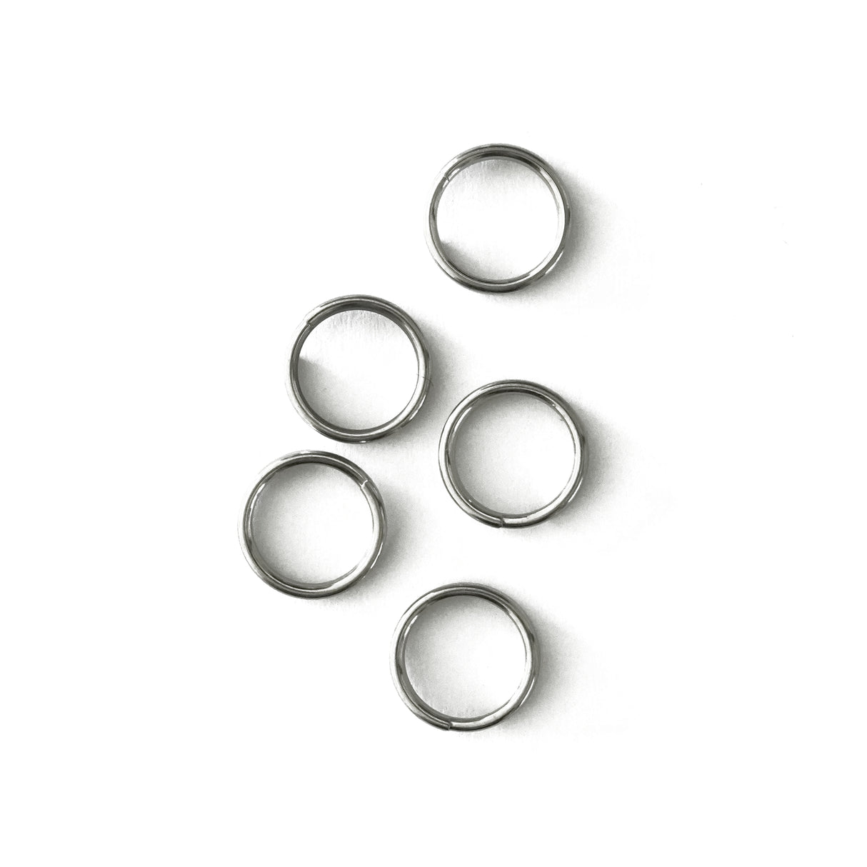 Nano Titanium Split Ring 5-Pack